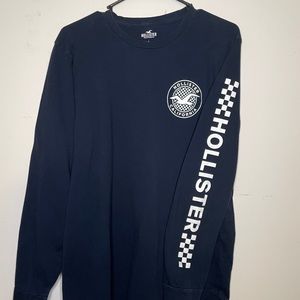 Men’s Hollister Long sleeve Hemmed Bottom T-shirt